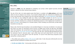 Web Site Screenshot